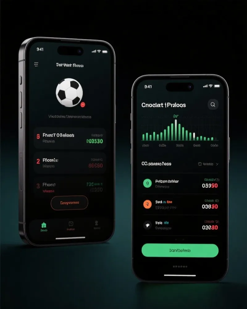 NBA投注 APP 界面展示